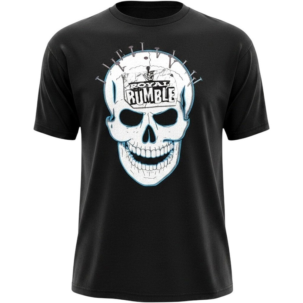 WWF Royal Rumble 1998 Skull Graphic Modern Vintage Wrestling T-Shirt Black XL